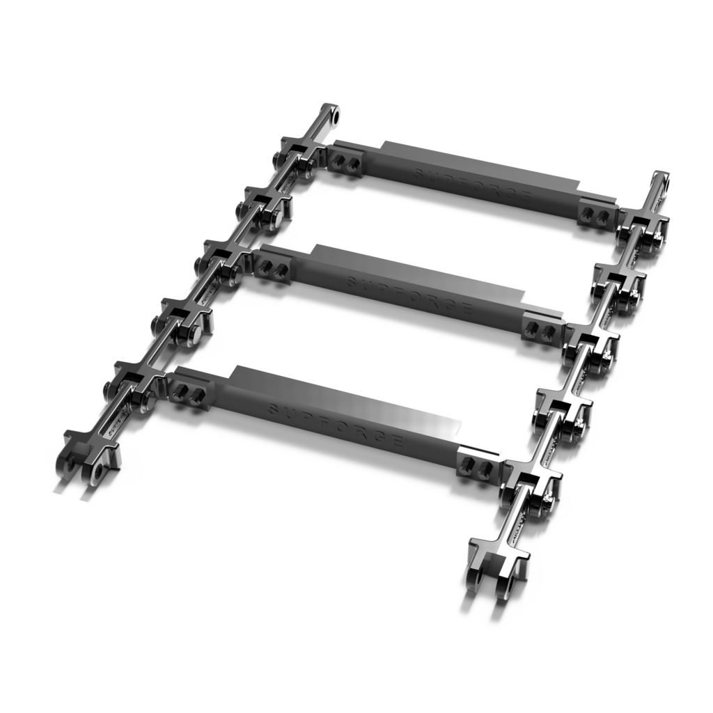 Forged scraper chain